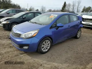 2012 Kia Rio LX with VIN KNADM4A30C6076872, listed as a Copart auction lot 47853135 with 0 mi miles and Salvage Title. Bid and sale history available at carsss.com. Image 1.