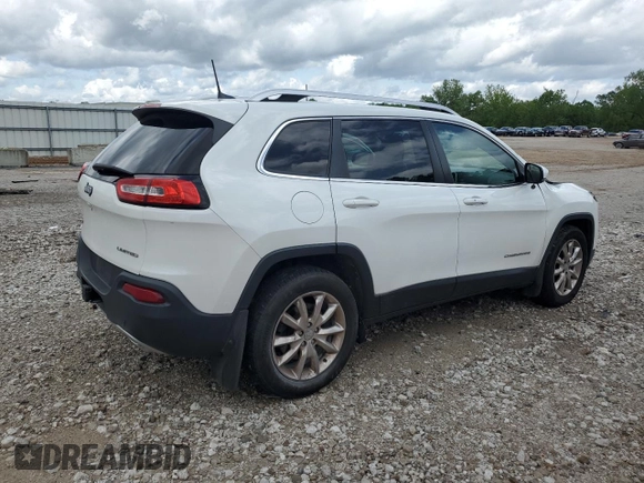 2016 Jeep Cherokee Limited z VIN 1C4PJMDS9GW129487, wystawiony jako Copart lot #57803595 z przebiegiem 121 123 mil mil oraz Szkoda całkowita • Salvage title. Historia ofert i sprzedaży dostępna na DreamBid. Obrazek 3.