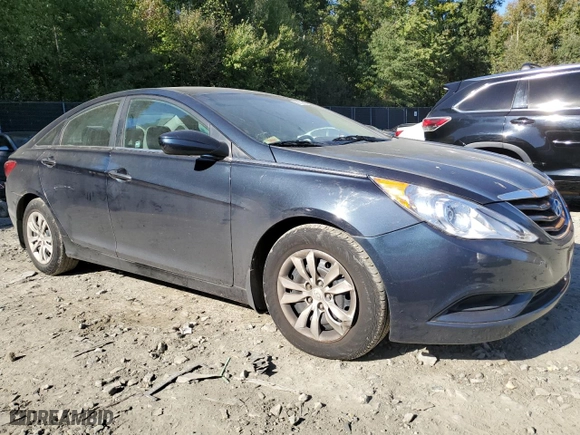 2011 Hyundai Sonata GLS with VIN 5NPEB4AC6BH113859, listed as a Copart auction lot 83662814 with 22,571 mi miles and Non Repairable. Bid and sale history available at carsss.com. Image 4.
