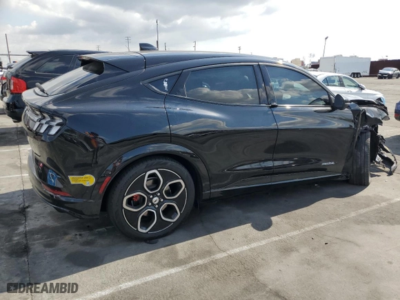 2022 Ford Mustang Mach-E GT with VIN 3FMTK4SE6NMA07879, listed as a Copart auction lot 44822845 with 17,993 mi miles and Salvage Title. Bid and sale history available at carsss.com. Image 3.