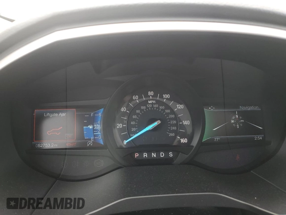 2019 Ford Edge SEL with VIN 2FMPK4J93KBB77765, listed as a Copart auction lot 59093015 with 52,753 mi miles and Salvage title. Bid and sale history available at DreamBid. Image 9.