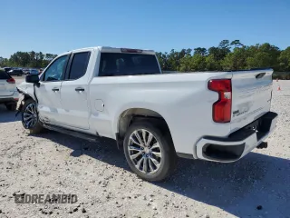 2020 Chevrolet Silverado 1500 Custom with VIN 1GCRWBEK8LZ243650, listed as a Copart auction lot 80707824 with 80,320 mi miles and Salvage Title. Bid and sale history available at carsss.com. Image 2.