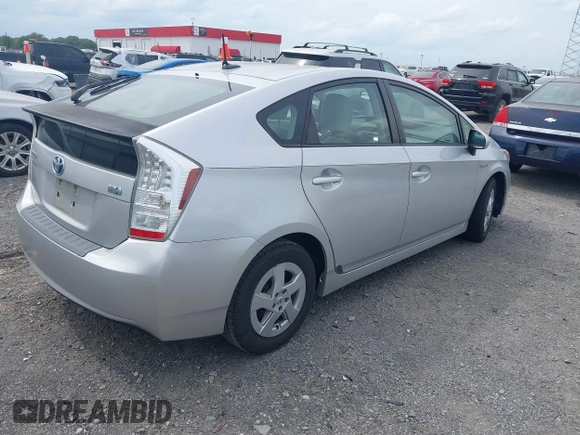 2010 Toyota Prius II with VIN JTDKN3DU6A0140225, listed as a IAAI auction lot 42148188 with 142,418 mi miles. Bid and sale history available at carsss.com. Image 4.