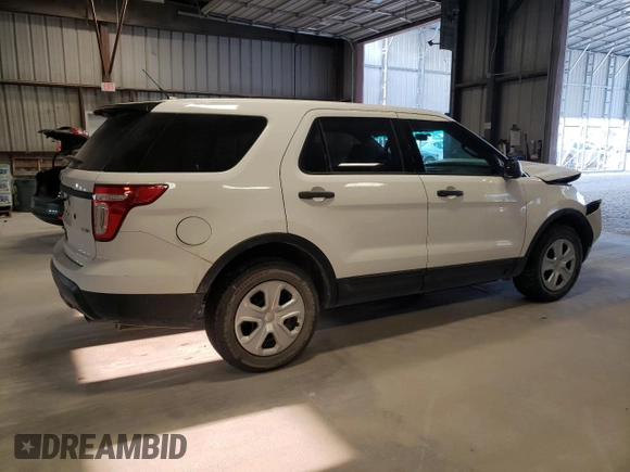 2015 Ford Utility Police Interceptor with VIN 1FM5K8AR3FGA78635, listed as a Copart auction lot 71081524 with 155,655 mi miles and Salvage Title. Bid and sale history available at carsss.com. Image 3.