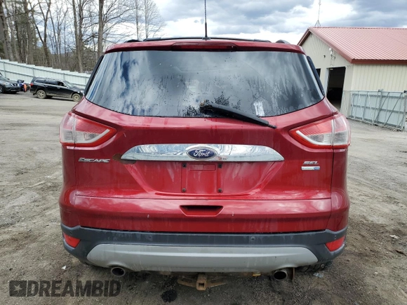 2013 Ford Escape SEL with VIN 1FMCU9HX4DUA56847, listed as a Copart auction lot 52321575 with Not provided miles and Salvage title. Bid and sale history available at DreamBid. Image 6.