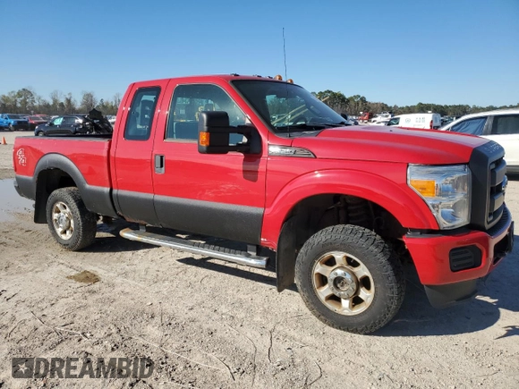 2013 Ford F-250 XL with VIN 1FT7X2B66DEA06966, listed as a Copart auction lot 87857915 with 63,088 mi miles and Clean Title. Bid and sale history available at DreamBid. Image 4.