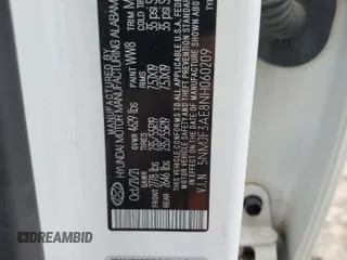 2022 Hyundai Tucson SEL z VIN 5NMJF3AE8NH060209, wystawiony jako Copart lot #57299575 z przebiegiem 67 639 mil mil oraz Szkoda całkowita • Salvage title. Historia ofert i sprzedaży dostępna na DreamBid. Obrazek 14.