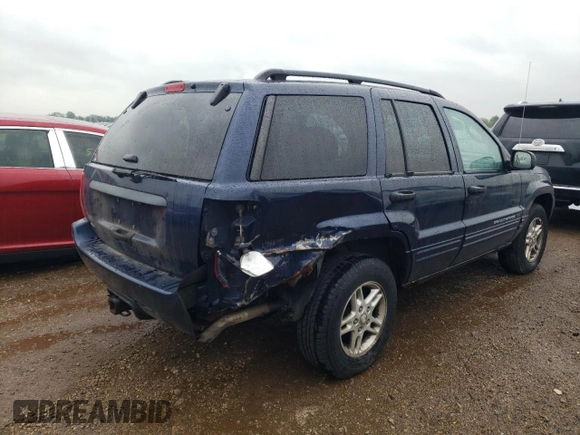 2004 Jeep Grand Cherokee Laredo с VIN 1J4GW48S94C258963, выставлен на аукционе Copart как лот 57390035 с пробегом 179 385 миль миль и Списание • Salvage title. История ставок и продаж доступна на DreamBid. Изображение 3.