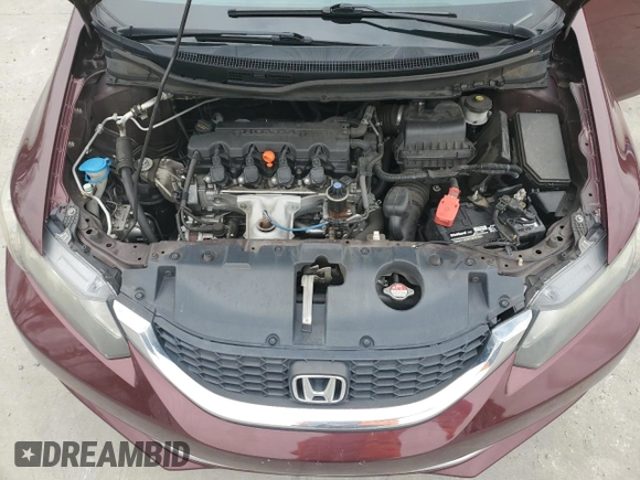 2015 Honda Civic LX with VIN 2HGFB2F50FH557161, listed as a Copart auction lot 46039215 with 133,232 mi miles and Salvage Title. Bid and sale history available at DreamBid. Image 11.