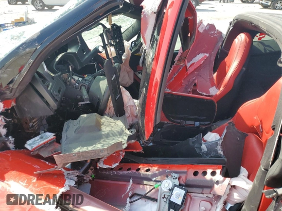 2014 Chevrolet Corvette Z51 3LT with VIN 1G1YM2D78E5128094, listed as a Copart auction lot 59818955 with Not provided miles and Salvage title. Bid and sale history available at DreamBid. Image 7.