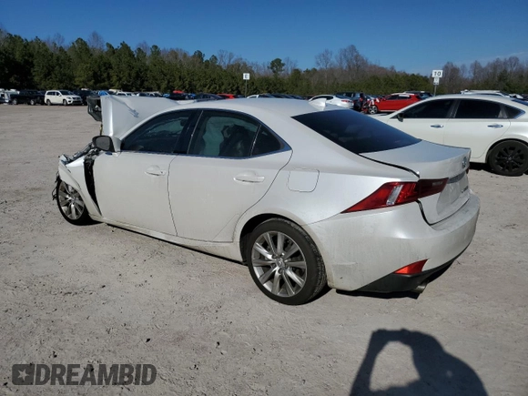 2016 Lexus IS 300/350 with VIN JTHCM1D22G5003657, listed as a Copart auction lot 46746135 with 127,331 mi miles and Salvage Title. Bid and sale history available at DreamBid. Image 2.