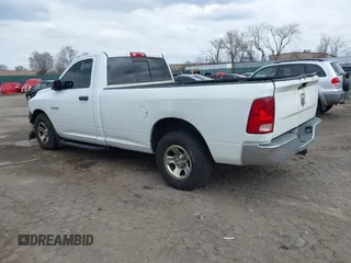 2010 Dodge 1500 ST with VIN 3D7JB1EK6AG191425, listed as a IAAI auction lot 41900080 with 190,919 mi miles. Bid and sale history available at carsss.com. Image 3.