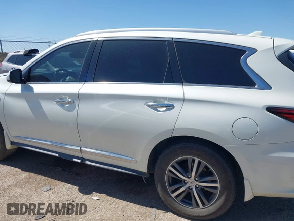 2018 Infiniti QX60 with VIN 5N1DL0MM9JC507884, listed as a IAAI auction lot 41738744 with 109,468 mi miles and . Bid and sale history available at DreamBid. Image 14.