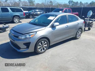 2022 Kia Rio S with VIN 3KPA24AD5NE481448, listed as a IAAI auction lot 41748379 with 65,123 mi miles. Bid and sale history available at carsss.com. Image 17.