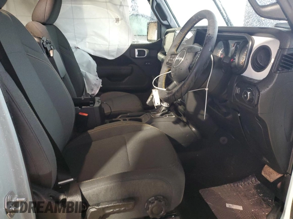 2024 Jeep Wrangler Sport with VIN 1C4PJXKN1RW323707, listed as a Copart auction lot 72608524 with 1,613 mi miles and Salvage title. Bid and sale history available at DreamBid. Image 7.