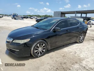2016 Acura TLX with VIN 19UUB1F37GA002255, listed as a Copart auction lot 57987585 with 226,294 mi miles and Salvage title. Bid and sale history available at DreamBid. Image 1.