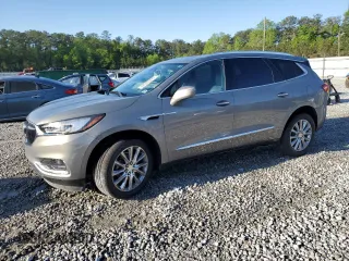 2019 Buick Enclave Essence with VIN 5GAERBKW7KJ207797, listed as a Copart auction lot 52082205 with 107,821 mi miles and Salvage Title. Bid and sale history available at carsss.com. Image 1.