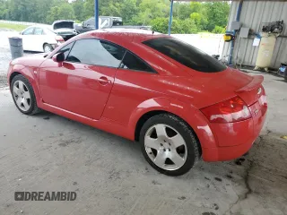 2001 Audi TT with VIN TRUWT28N311007832, listed as a Copart auction lot 60604895 with 147,615 mi miles and Salvage title. Bid and sale history available at DreamBid. Image 2.