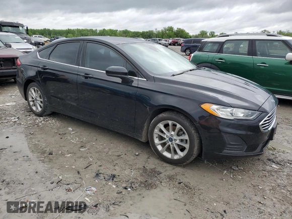 2020 Ford Fusion SE z VIN 3FA6P0LU8LR230769, wystawiony jako Copart lot #55214005 z przebiegiem 83 037 mil mil oraz Szkoda całkowita • Salvage title. Historia ofert i sprzedaży dostępna na DreamBid. Obrazek 4.