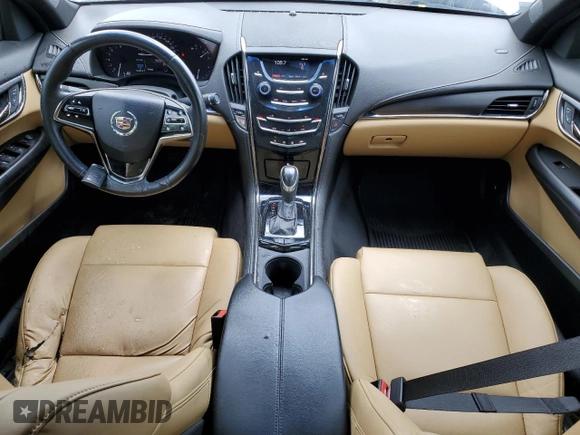 2013 Cadillac ATS with VIN 1G6AA5RA6D0146339, listed as a Copart auction lot 52742214 with 194,814 mi miles and Salvage title. Bid and sale history available at DreamBid. Image 8.