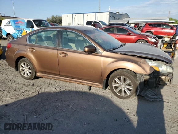 2011 Subaru Legacy Premium with VIN 4S3BMBC62B3218774, listed as a Copart auction lot 54074335 with 124,069 mi miles and Salvage Title. Bid and sale history available at DreamBid. Image 4.