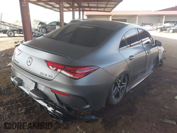 2022 Mercedes-Benz CLA 35 AMG with VIN W1K5J5BB9NN281018, listed as a IAAI auction lot 41562726 with 42,789 mi miles and . Bid and sale history available at DreamBid. Image 4.