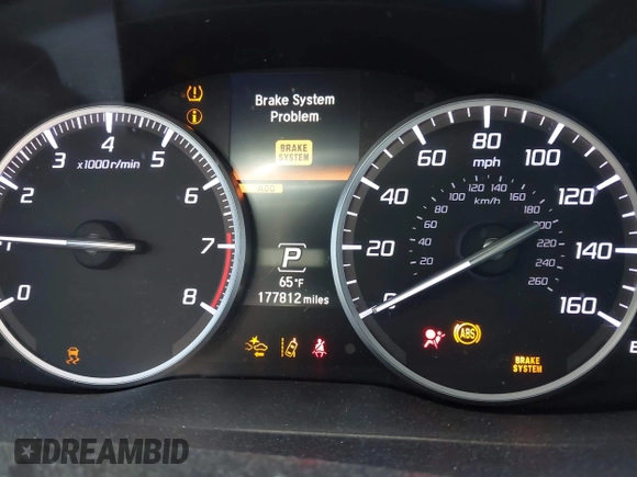 2016 Acura RDX Advance Pkg with VIN 5J8TB3H79GL005699, listed as a IAAI auction lot 42000020 with 177,812 mi miles. Bid and sale history available at carsss.com. Image 7.
