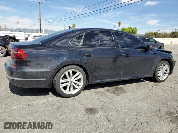 2019 Volkswagen Passat 2.0T Wolfsburg Edition with VIN 1VWLA7A33KC009589, listed as a Copart auction lot 45792655 with 92,187 mi miles and Salvage Title. Bid and sale history available at carsss.com. Image 3.