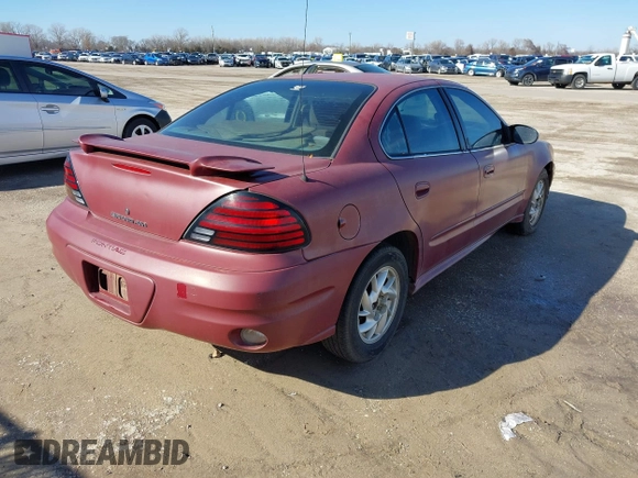 2005 Pontiac Grand Am SE with VIN 1G2NE52E45M202888, listed as a IAAI auction lot 41437235 with 65,968 mi miles. Bid and sale history available at carsss.com. Image 4.