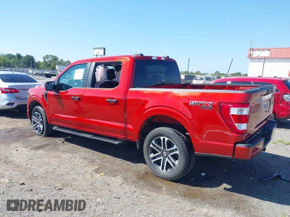 2023 Ford F-150 XL with VIN 1FTFW1E52PKD45404, listed as a IAAI auction lot 40365362 with 9,374 mi miles. Bid and sale history available at carsss.com. Image 3.