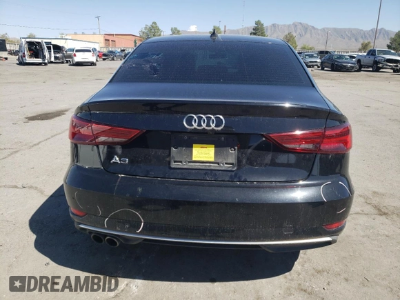 2018 Audi A3 Sedan Premium with VIN WAUAUGFF0J1023767, listed as a Copart auction lot 68046483 with 79,747 mi miles. Bid and sale history available at carsss.com. Image 6.