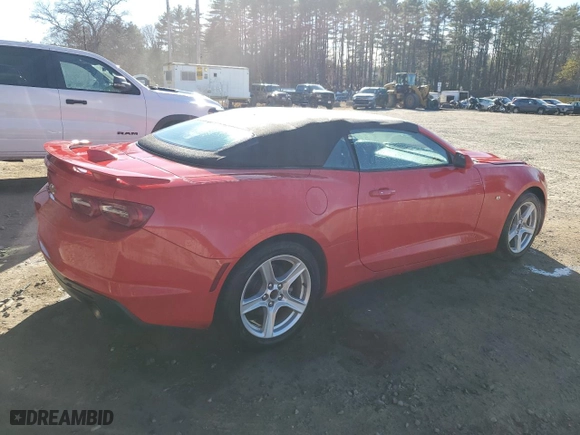 2023 Chevrolet Camaro 1LT with VIN 1G1FB3DS3P0127734, listed as a Copart auction lot 81062014 with 38,992 mi miles and Salvage Title. Bid and sale history available at carsss.com. Image 3.