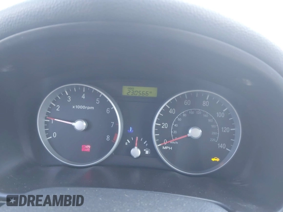 2007 Hyundai Accent GS with VIN KMHCM36C97U043769, listed as a IAAI auction lot 41526011 with 230,566 mi miles. Bid and sale history available at carsss.com. Image 7.
