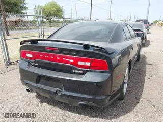 2012 Dodge Charger SRT8 with VIN 2C3CDXEJ7CH169853, listed as a IAAI auction lot 41857468 with 145,016 mi miles. Bid and sale history available at carsss.com. Image 4.