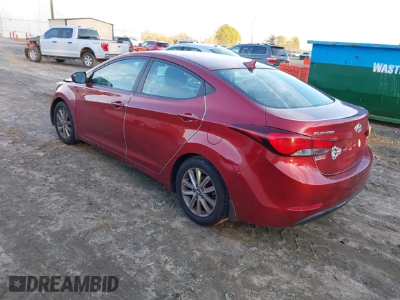 2015 Hyundai Elantra SE z VIN 5NPDH4AE5FH593880, wystawiony jako IAAI lot #41308413 z przebiegiem 148 719 mil mil oraz . Historia ofert i sprzedaży dostępna na DreamBid. Obrazek 3.