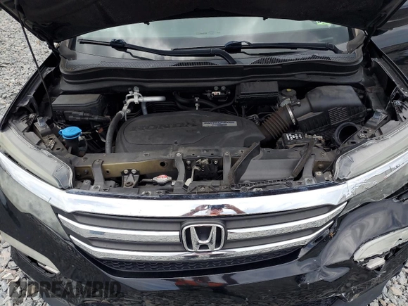 2018 Honda Pilot EX-L with VIN 5FNYF6H51JB008468, listed as a Copart auction lot 62929565 with 71,020 mi miles and Salvage title. Bid and sale history available at DreamBid. Image 12.