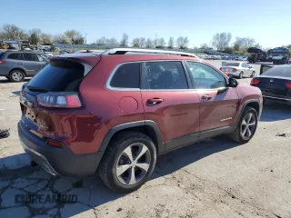 2019 Jeep Cherokee Limited with VIN 1C4PJMDX2KD404679, listed as a Copart auction lot 50390865 with 60,674 mi miles and Salvage Title. Bid and sale history available at carsss.com. Image 3.