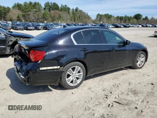 2011 Infiniti G25 Sedan x with VIN JN1DV6ARXBM654084, listed as a Copart auction lot 54392355 with Not Provided miles and Clean Title. Bid and sale history available at carsss.com. Image 3.