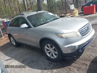 2005 Infiniti FX z VIN JNRAS08WX5X219232, wystawiony jako IAAI lot #41945560 z przebiegiem 161 294 mil mil oraz . Historia ofert i sprzedaży dostępna na DreamBid. Obrazek 1.