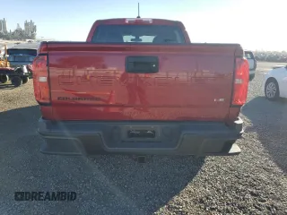 2021 Chevrolet Colorado 2WD Work Truck with VIN 1GCGSBEN0M1174272, listed as a Copart auction lot 84538594 with 58,052 mi miles and Salvage title. Bid and sale history available at DreamBid. Image 6.