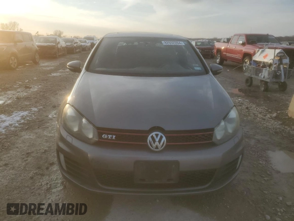 2010 Volkswagen GTI w/Sunroof with VIN WVWEV7AJ9AW393860, listed as a Copart auction lot 82932264 with 126,689 mi miles and Clean Title. Bid and sale history available at carsss.com. Image 5.