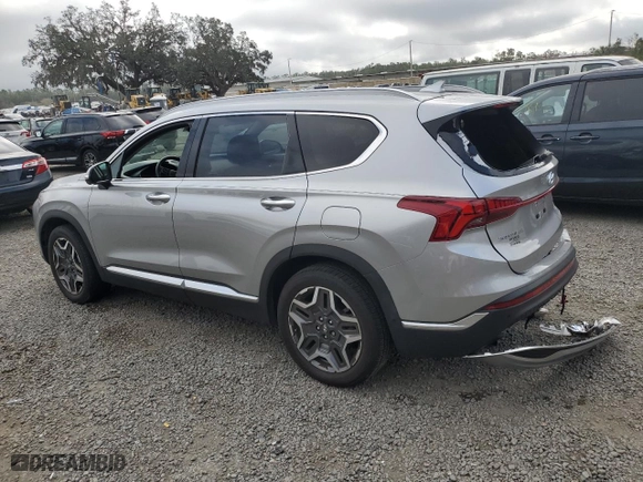 2021 Hyundai Santa Fe Limited with VIN 5NMS44AL5MH334933, listed as a Copart auction lot 44206735 with 34,244 mi miles and Salvage Title. Bid and sale history available at carsss.com. Image 2.