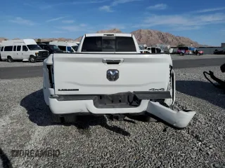 2021 Ram 3500 Laramie with VIN 3C63RRJL5MG689624, listed as a Copart auction lot 52739535 with 0 mi miles and Salvage Title. Bid and sale history available at carsss.com. Image 6.