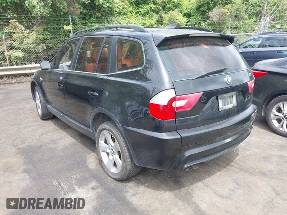 2006 BMW X3 3.0i with VIN WBXPA93456WG81492, listed as a IAAI auction lot 42134301 with 172,554 mi miles. Bid and sale history available at carsss.com. Image 3.