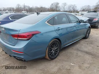 2018 Genesis G80 Sport z VIN KMHGN4JB6JU222877, wystawiony jako IAAI lot #41364724 z przebiegiem 133 550 mil mil oraz . Historia ofert i sprzedaży dostępna na DreamBid. Obrazek 4.