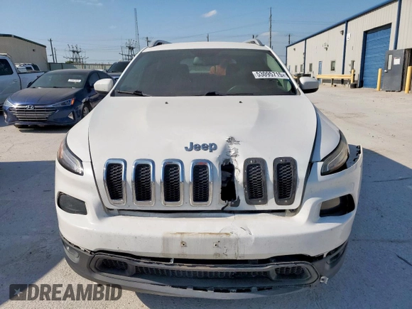 2016 Jeep Cherokee Latitude with VIN 1C4PJLCS2GW114244, listed as a Copart auction lot 53095715 with 108,054 mi miles and Salvage Title. Bid and sale history available at carsss.com. Image 5.