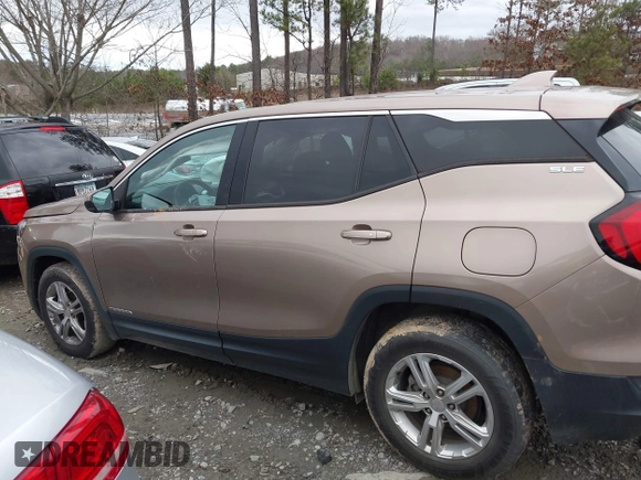 2018 GMC Terrain SLE with VIN 3GKALMEV0JL341267, listed as a IAAI auction lot 41717276 with 118,159 mi miles and . Bid and sale history available at carsss.com. Image 14.
