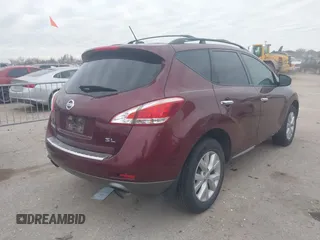 2011 Nissan Murano SL with VIN JN8AZ1MUXBW070008, listed as a IAAI auction lot 41416163 with 151,675 mi miles and . Bid and sale history available at DreamBid. Image 4.