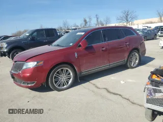 2015 Lincoln MKT EcoBoost with VIN 2LMHJ5AT0FBL01008, listed as a Copart auction lot 47419575 with 181,670 mi miles and Salvage Title. Bid and sale history available at DreamBid. Image 1.