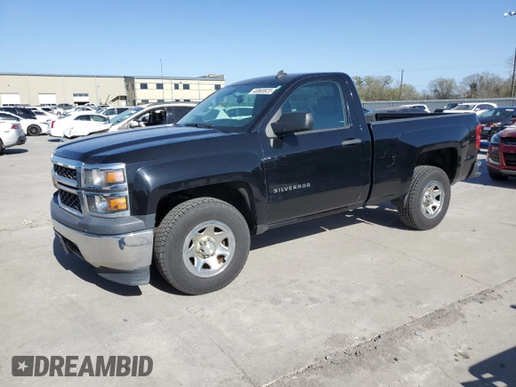 2014 Chevrolet Silverado 1500 Work Truck with VIN 1GCNCPEH7EZ143261, listed as a Copart auction lot 48969925 with 109,064 mi miles and Clean Title. Bid and sale history available at DreamBid. Image 1.